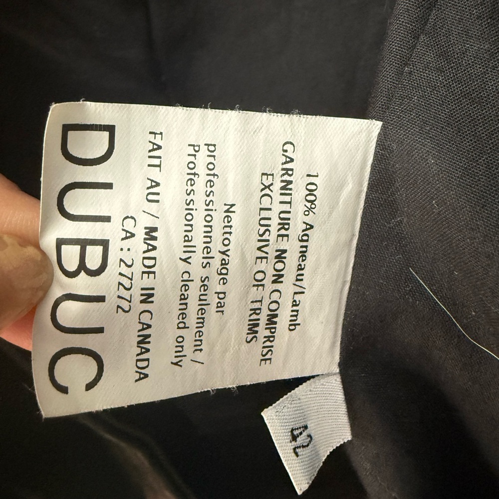 Philippe Dubuc Men's Dark‎ Gray Lamb Leather Jacket - Picture 2 of 8